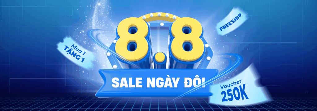 8.8 Siêu Sale Ngày Đôi - Mua 1 Tặng 1
